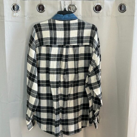 VTg Fryday Club Mens Flannel Jacket XL Plaid Shacket Western Outdoors 17155 - Picture 3 of 14